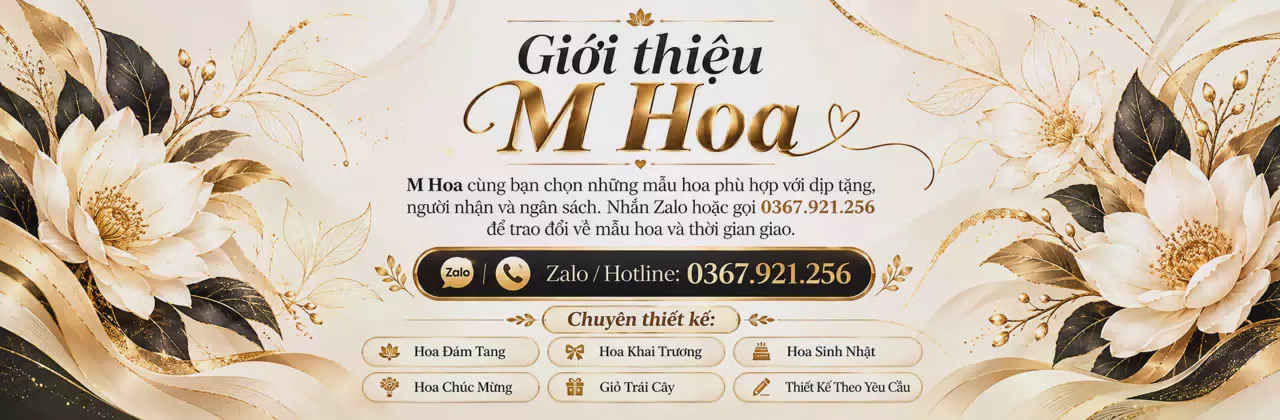 Ảnh bìa Shop hoa tươi Xã Châu Hồng Nghệ An - Gửi lời chúc bằng sắc hoa